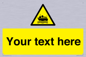 Custom warning ferries crossing vessels